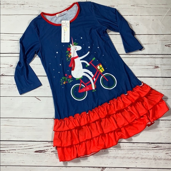 sunshine swing unicorn dress